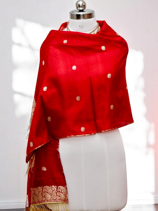 Rohinī – The Star of Grace |
Banarasi Pure Katan Silk Brocade Stole / Scarf / Shawl